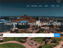 Tablet Screenshot of findhomesinphoenix.com